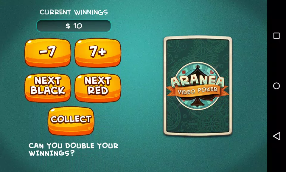 Video Poker - Aranea Screenshot1