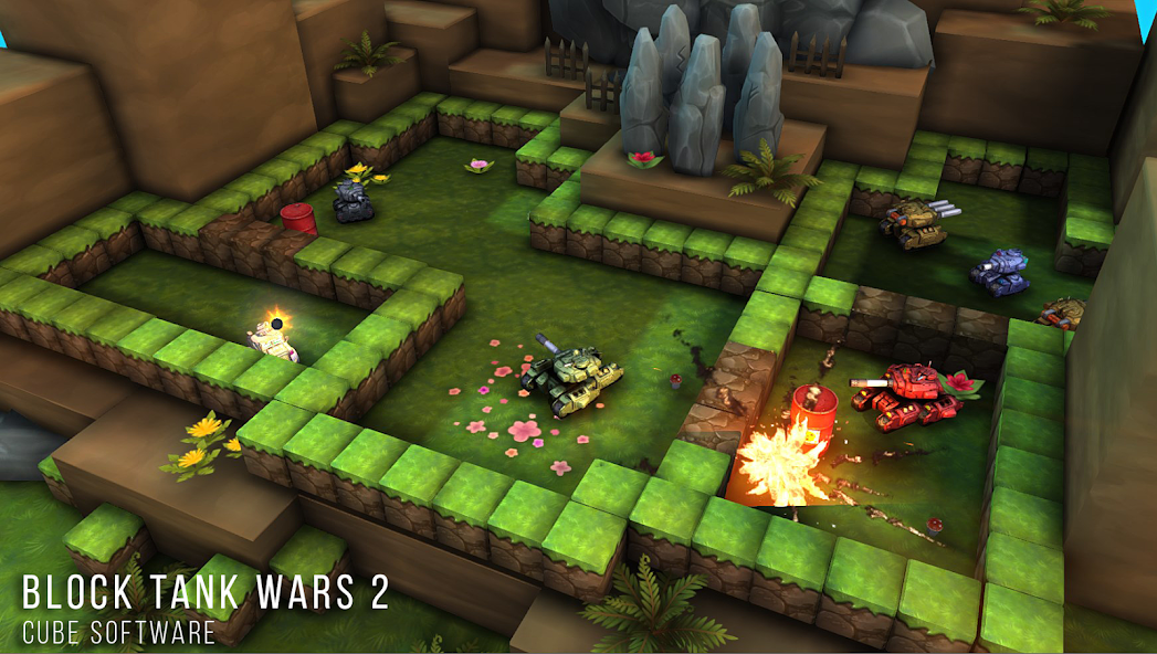 Block Tank Wars 2 Mod Screenshot1