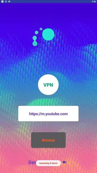 Free VPN/Proxy Browser for YouTube/etc - South VPN Screenshot2