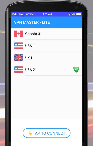 VPN MASTER - LITE Screenshot1