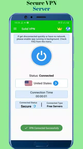 Solid VPN 2020 - Free Unlimited VPN | Secure Proxy Screenshot2