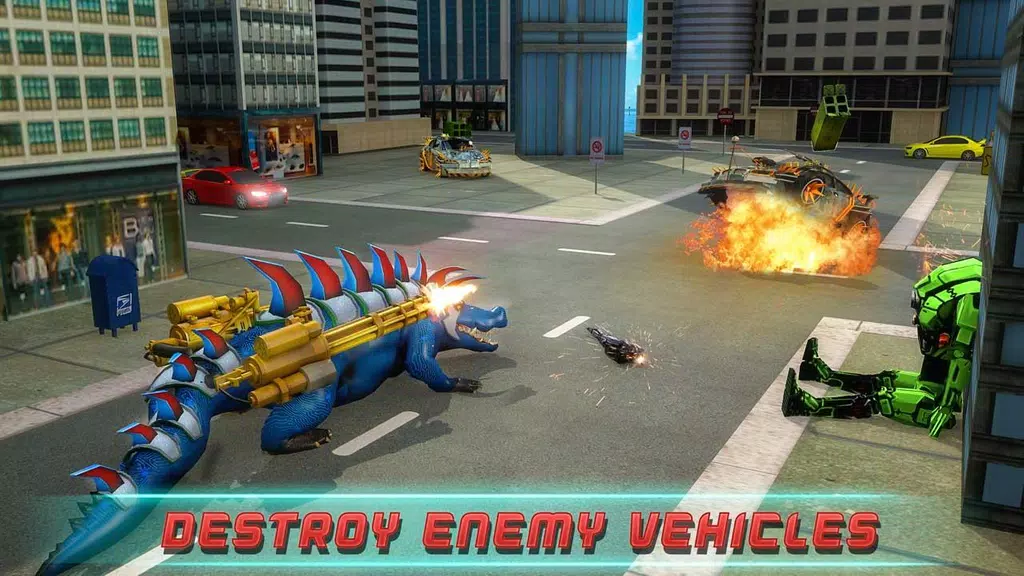 Flying Crocodile Robot Transformation Game Screenshot2