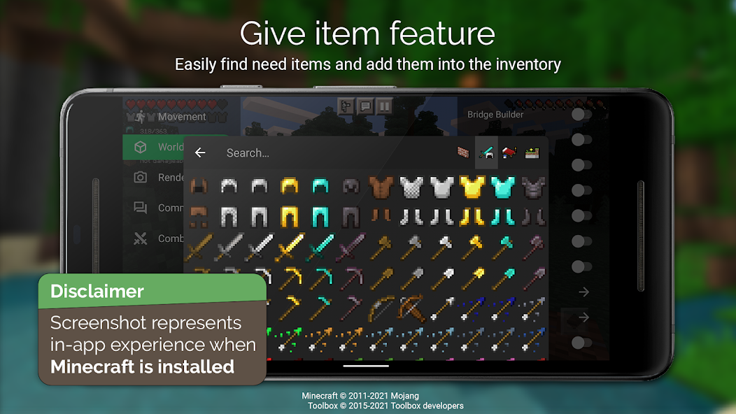 Toolbox for Minecraft: PE Mod Screenshot2
