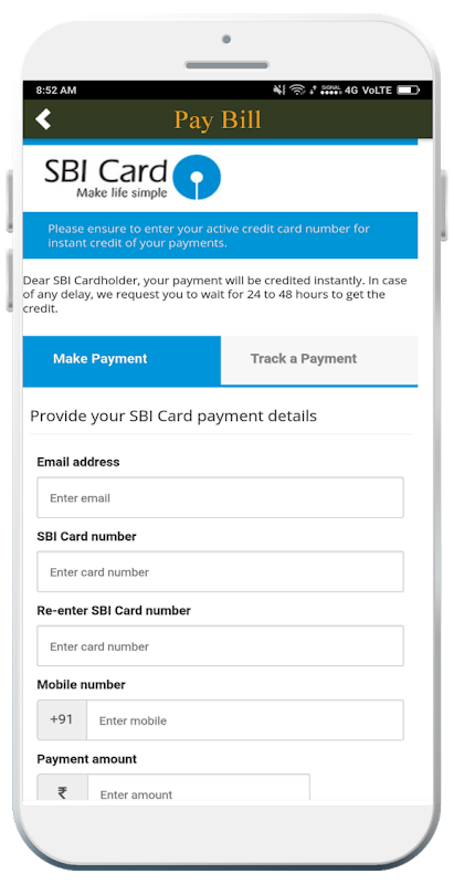 Credit Card Bill Payment Screenshot2