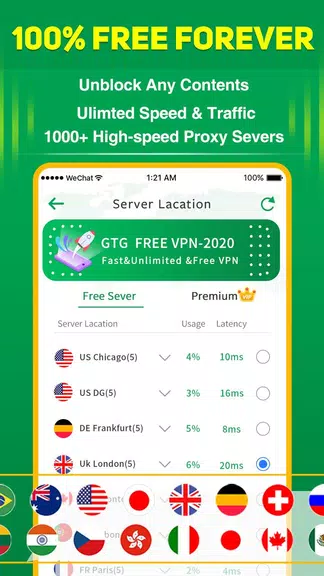 GTG VPN Fast Free Proxy Screenshot3