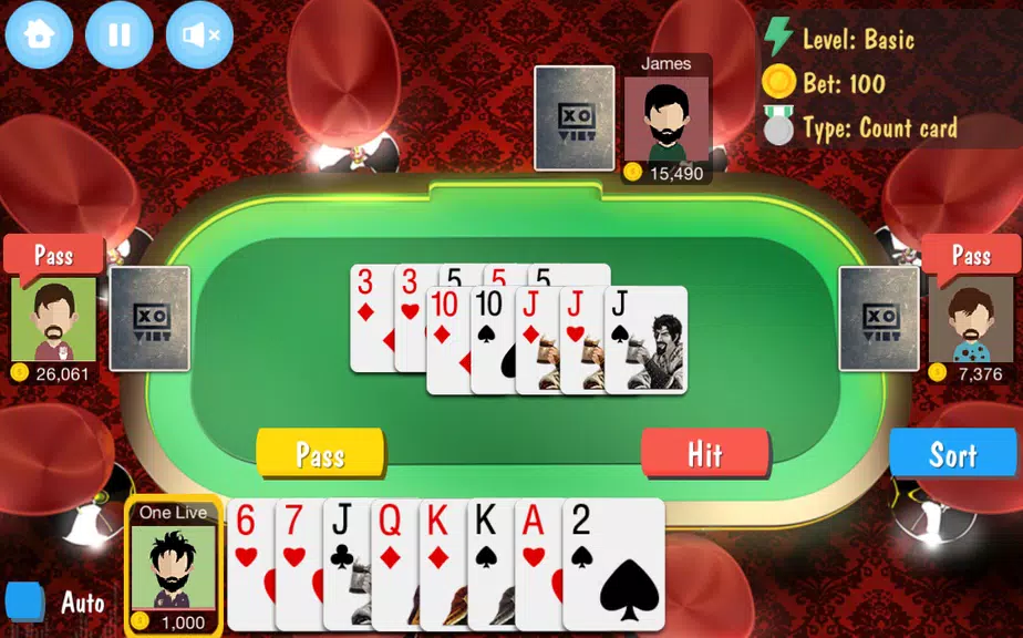 Big 2 - Chinese Poker Offline Screenshot2