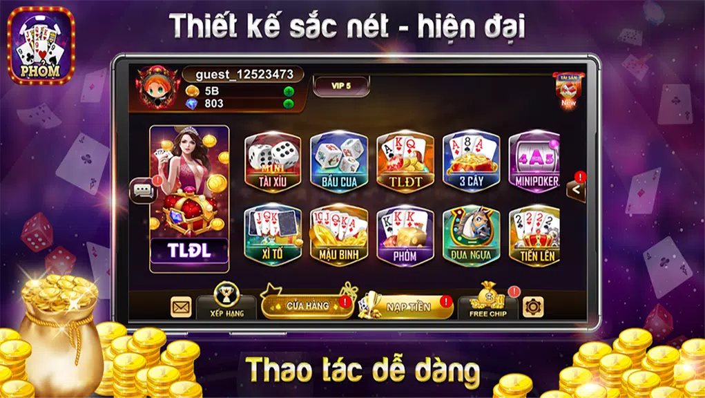 4Play - Phỏm Tá Lả Tú Lơ Khơ Screenshot1