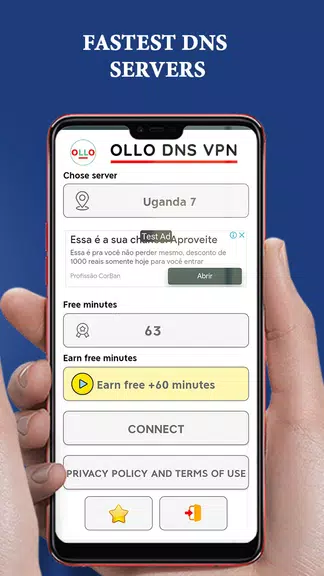 OLLO DNS VPN - Dns Changer Screenshot1