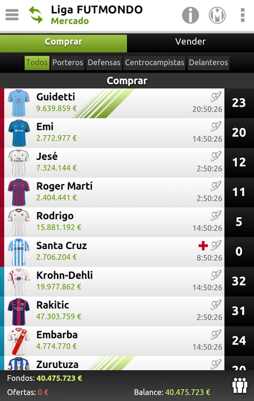 futmondo - soccer manager Screenshot2