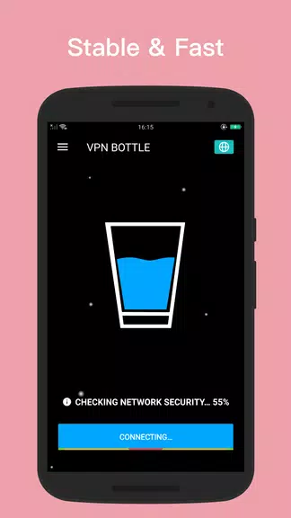 VPN BOTTLE - Free Security Unblock Shield Proxy Screenshot2