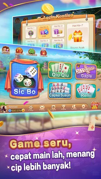 SicBo Online - Dan QiuQiu Gaple Screenshot2