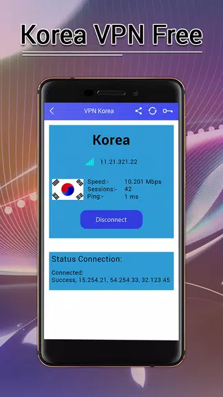 South Korea VPN Free Screenshot4