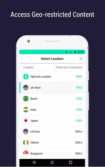 CM Security Open VPN - Free, fast unlimited proxy Screenshot2