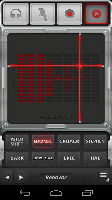 RoboVox Voice Changer Screenshot1