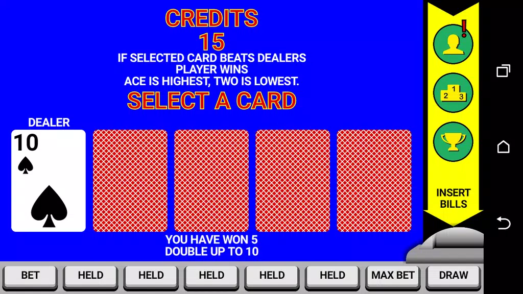 Video Poker Classic Double Up Screenshot3