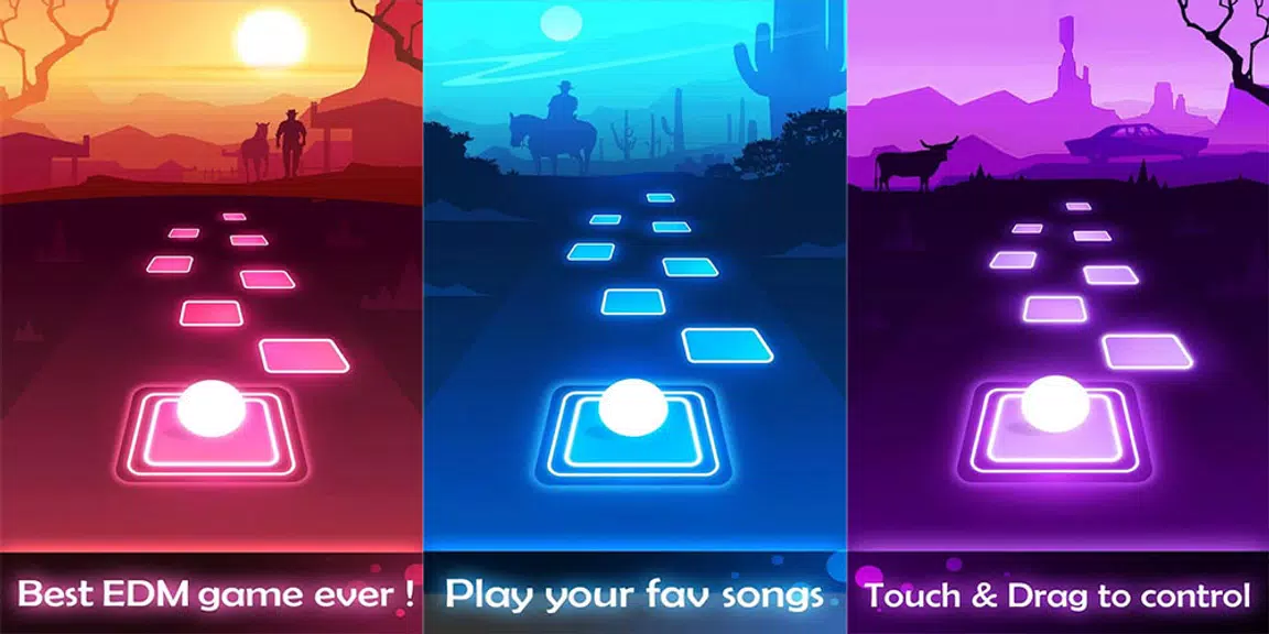 Tiles hop Rush E music game Screenshot2