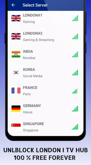 UK VPN - Hotspot Proxy VPN Screenshot2