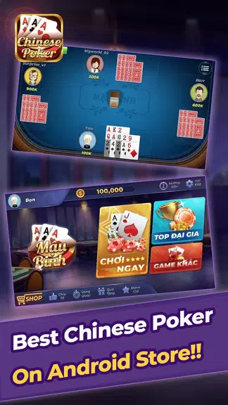 Chinese Poker - Mau Binh Screenshot1