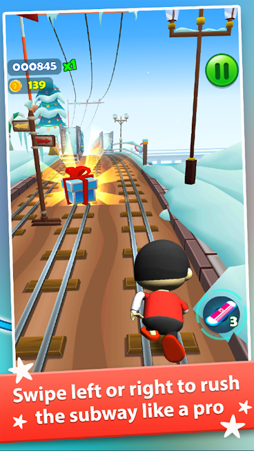 Subway Ryan Rush Runner 3D Screenshot1