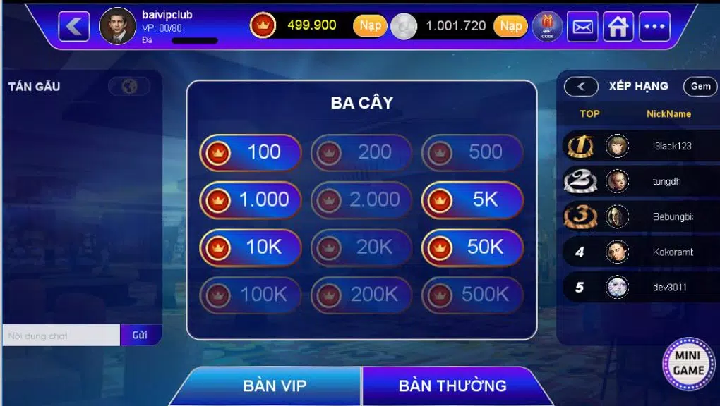 XGEM Game đánh bài đổi thưởng online Hot nhất 2017 Screenshot4