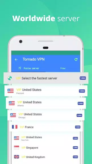 Tornado VPN – Free VPN &  Secure VPN Screenshot2