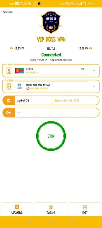 VIP BOSS VPN-Fast secure VPN Screenshot1