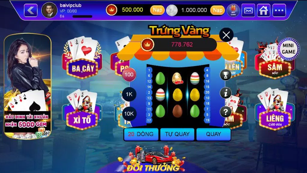 XGEM Game đánh bài đổi thưởng online Hot nhất 2017 Screenshot3