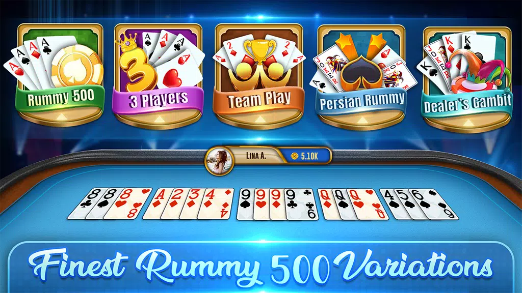 Rummy 500 - Offline Card Games Screenshot3