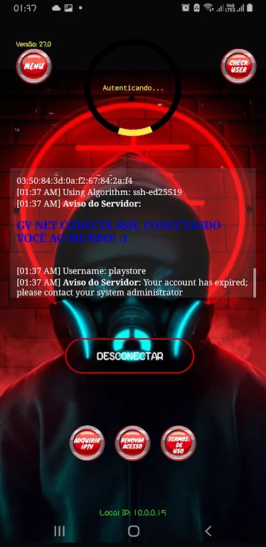 CYBORG NET VPN Screenshot2