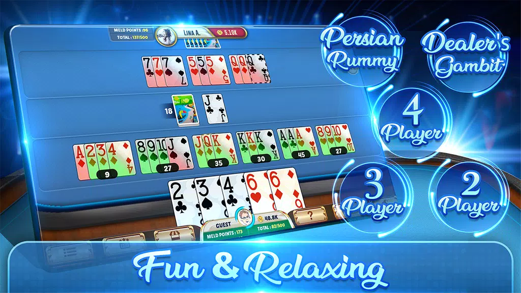 Rummy 500 - Offline Card Games Screenshot2