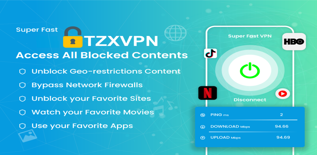 TZXVPN - Fast Secure VPN Proxy Screenshot3