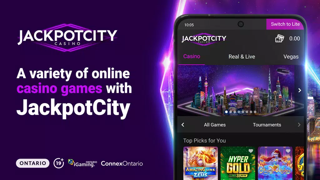 Jackpot City Online Casino Screenshot1