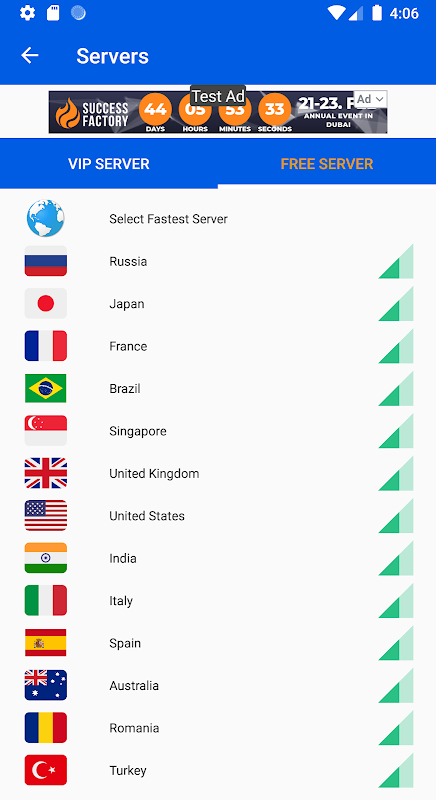 VPN X - Free, Fast and Unlimited Screenshot2