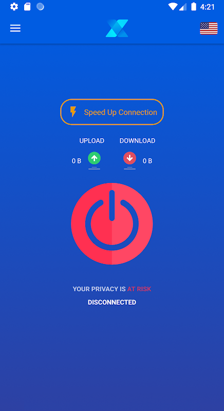 VPN X - Free, Fast and Unlimited Screenshot1