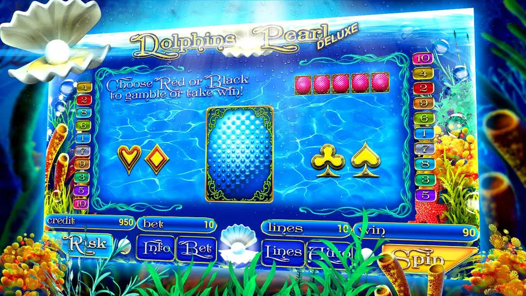 Dolphins of the pearl sea slot Screenshot2