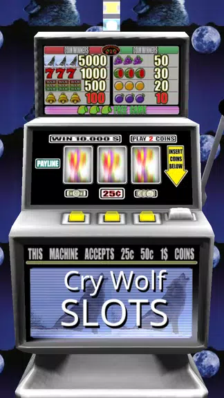 3D Cry Wolf Slots - Free Screenshot1