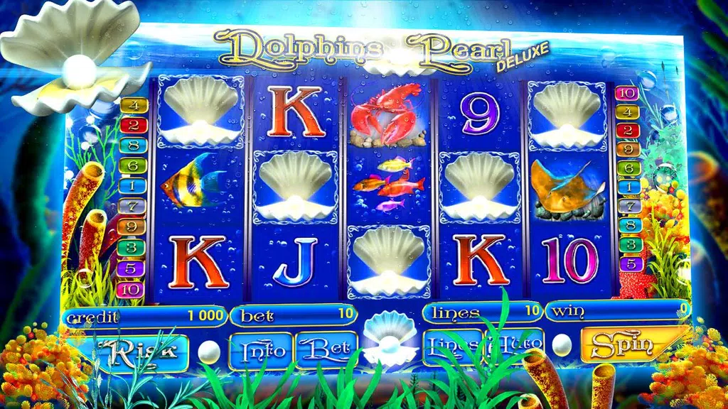 Dolphins of the pearl sea slot Screenshot1