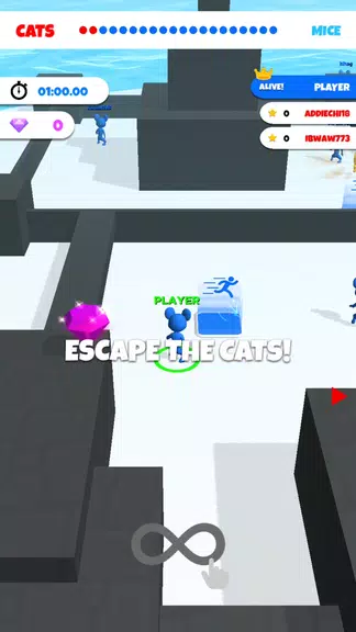 Cat & Mouse .io: Chase The Rat Screenshot1