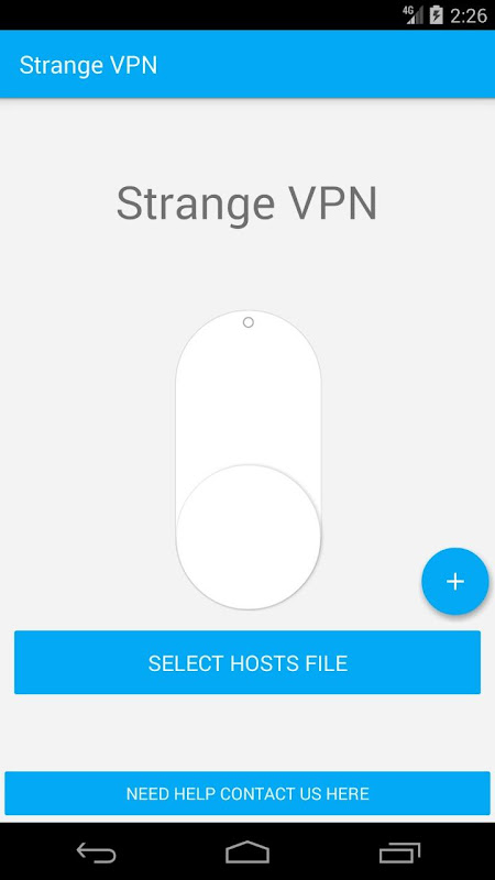 Strange VPN Host App - Host Ch Screenshot1