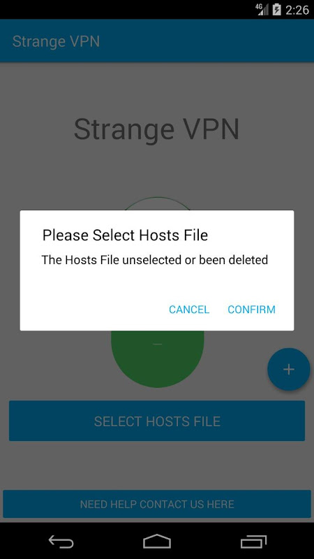 Strange VPN Host App - Host Ch Screenshot3