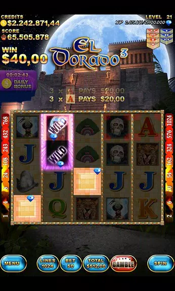 El Dorado 3 slot machine Screenshot1