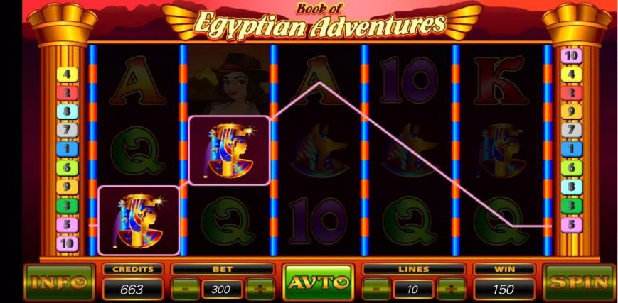 Egyptian Book Casino Screenshot2