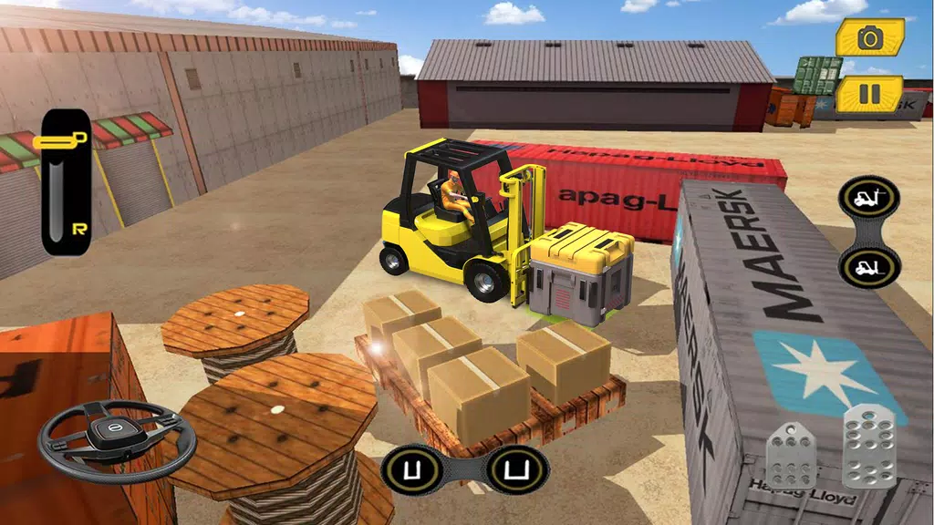 Real Forklift Simulator Games Screenshot1