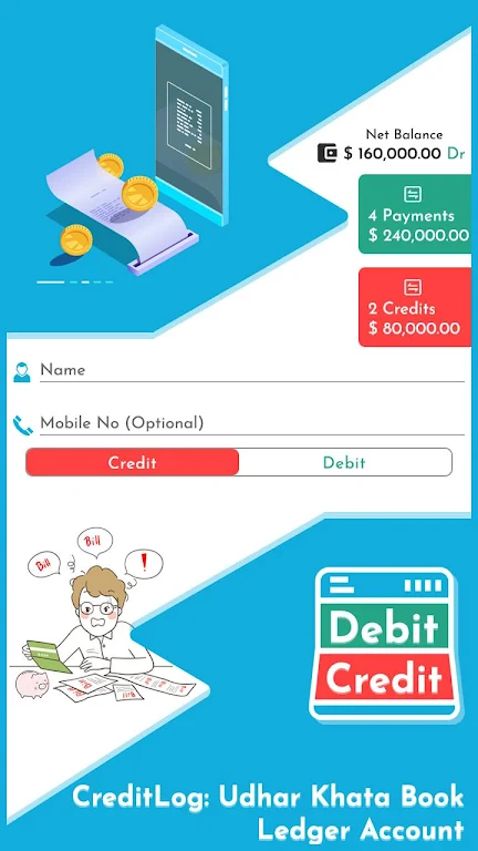 CreditLog: Udhar Khata Book, L Screenshot1