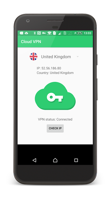 Cloud VPN Free - Fast & Secure Screenshot1