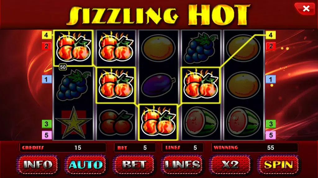 Sizzling Hot Deluxe slot Screenshot3