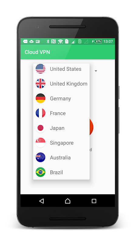Cloud VPN Free - Fast & Secure Screenshot2