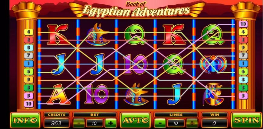 Egyptian Book Casino Screenshot3