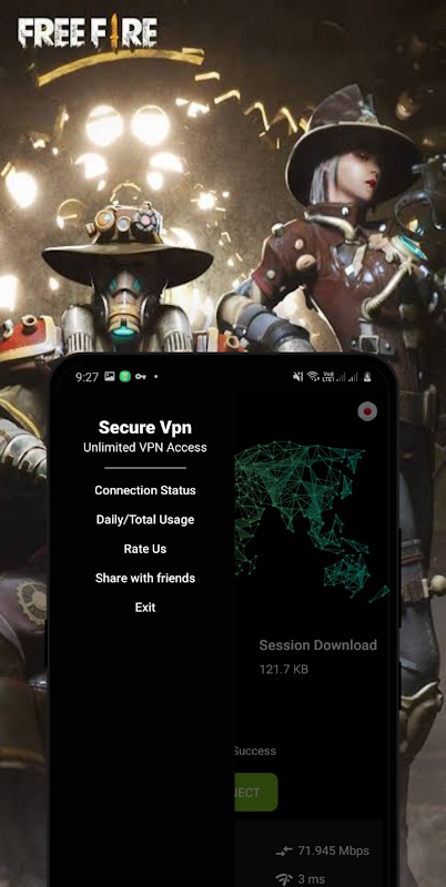 FreeFireVPN - Free SERVER CHANGER Screenshot3