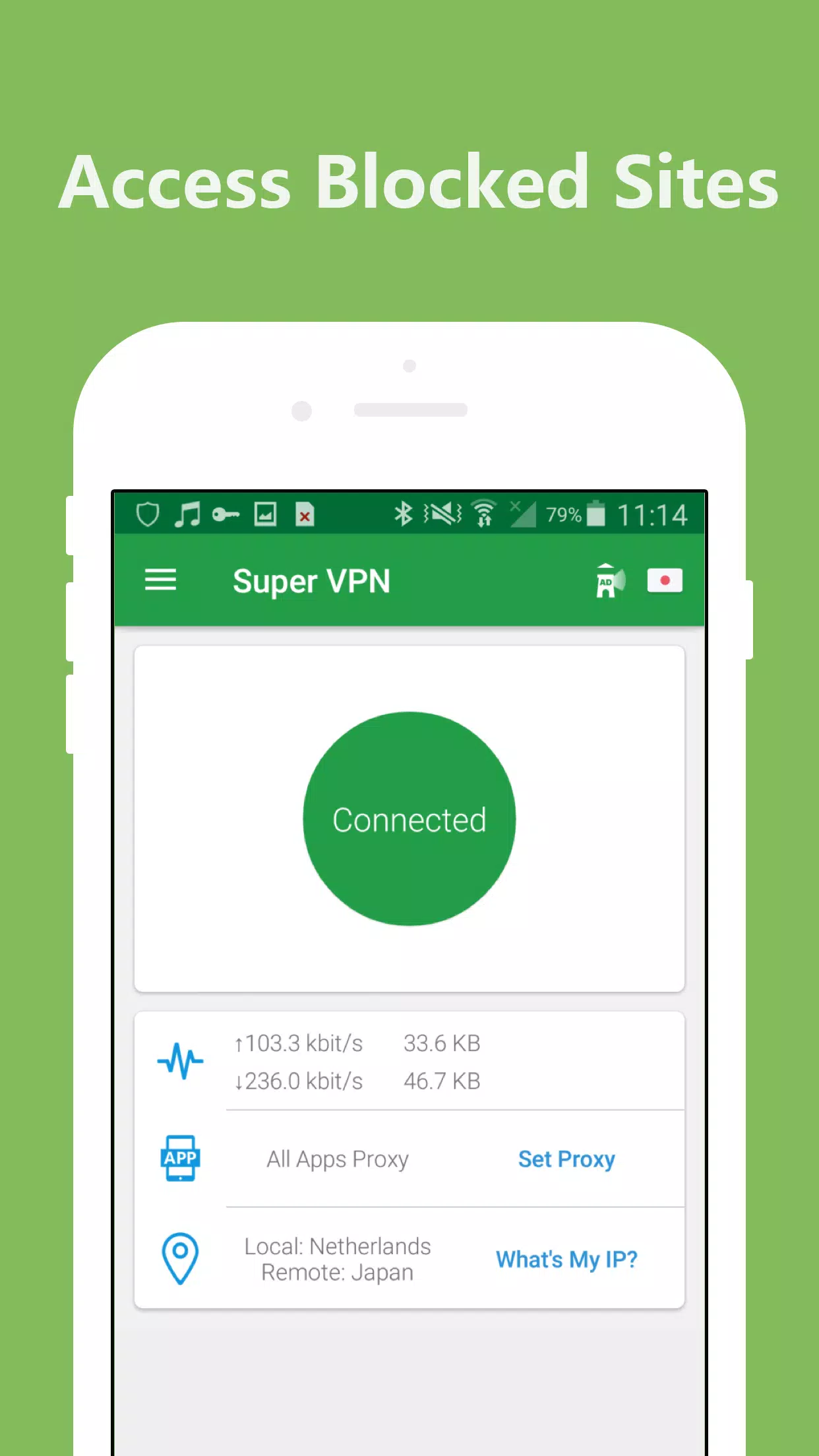 Hotspot VPN - Free VPN & Unlimited Proxy Screenshot3